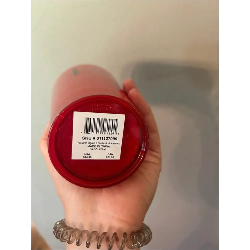 Starbucks vibrant red